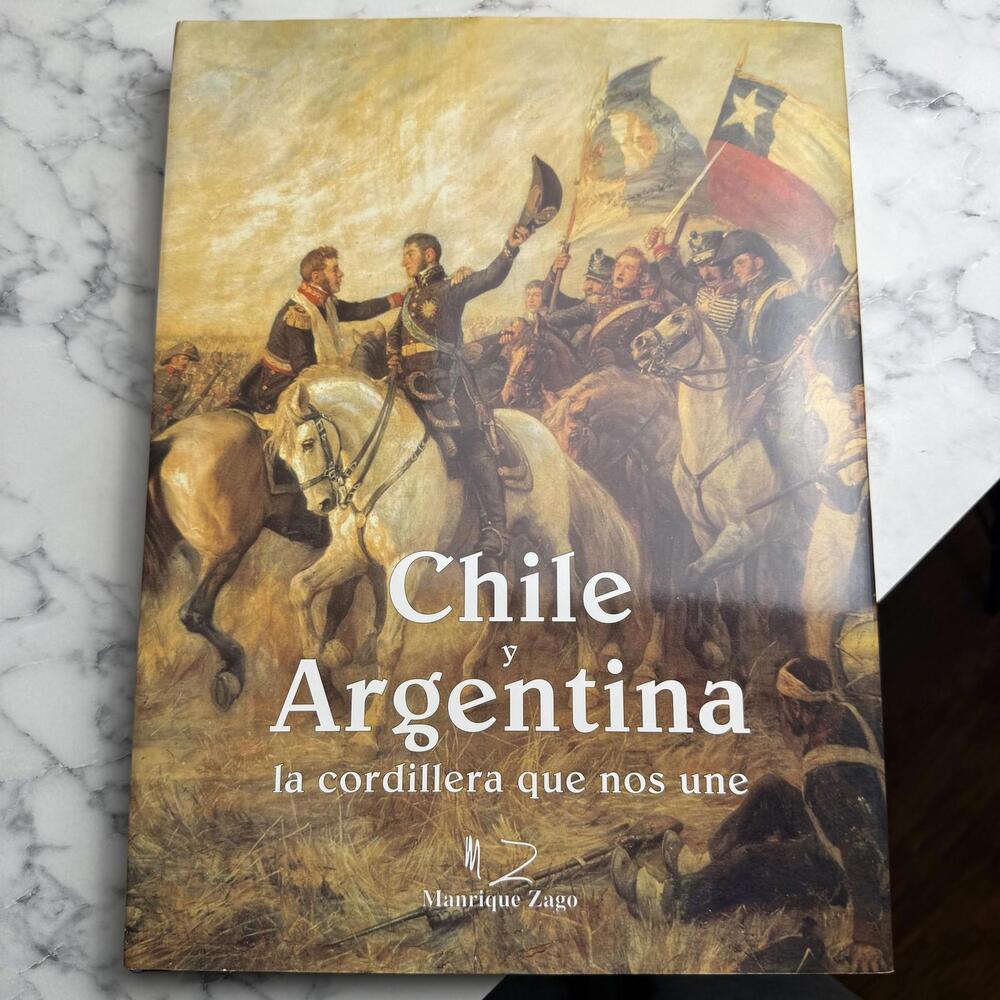 Chile Argentina Cordillera Andes Spanish Hardcover 1997 Geography History